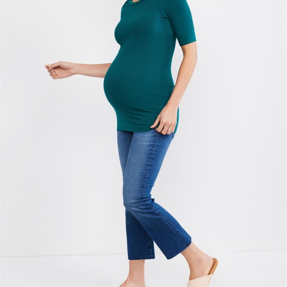 AG Maternity Secret Fit Jodi Crop Boot Cut Jeans